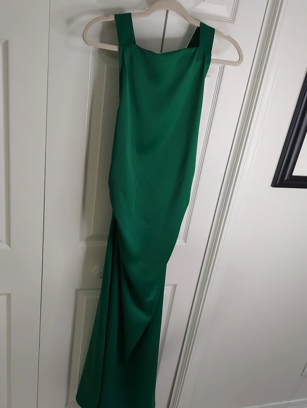 Commense Dress, New!Size L, Emerald Green, Halter - Picture 4 of 11
